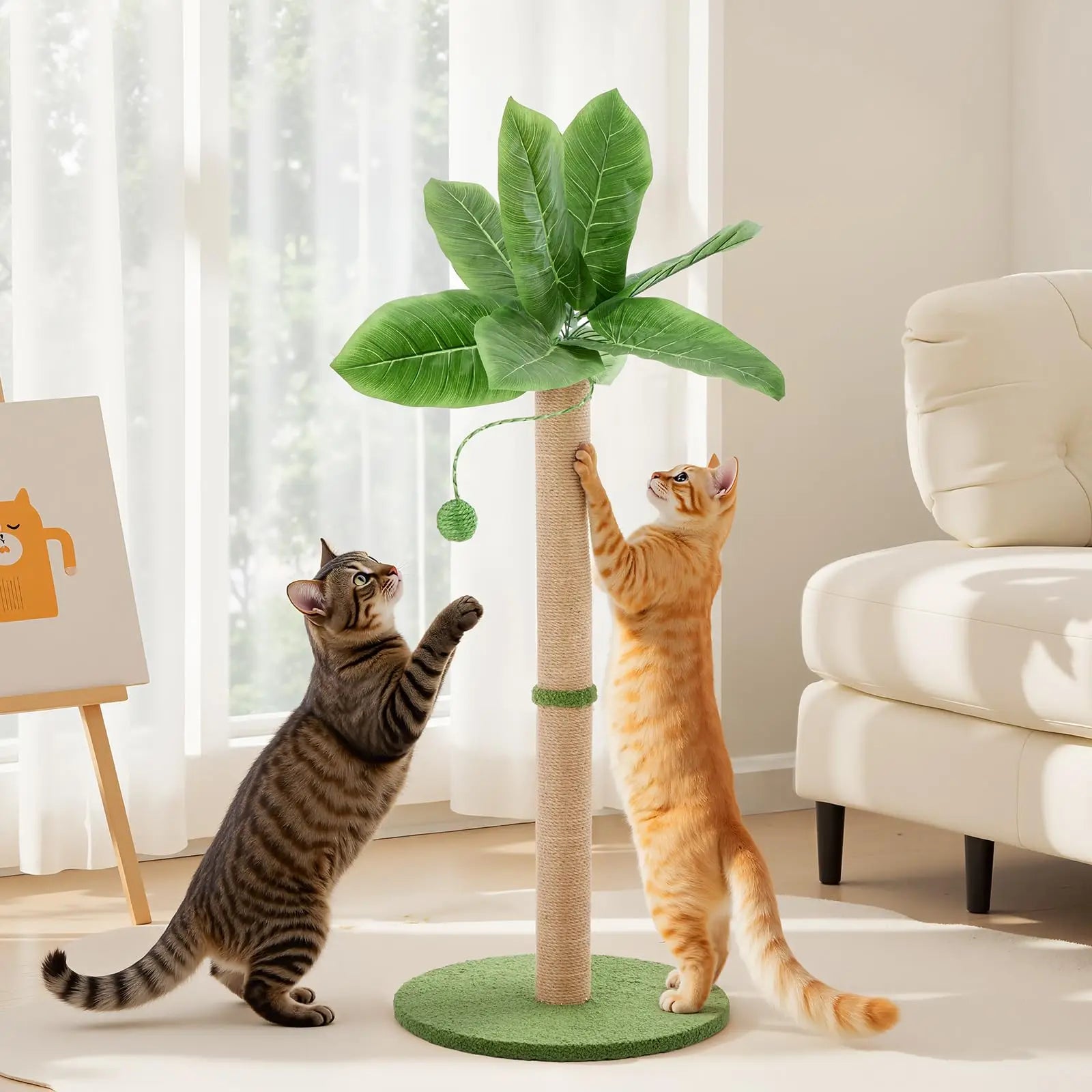 Tall Palm Tree Cat Scratching Post