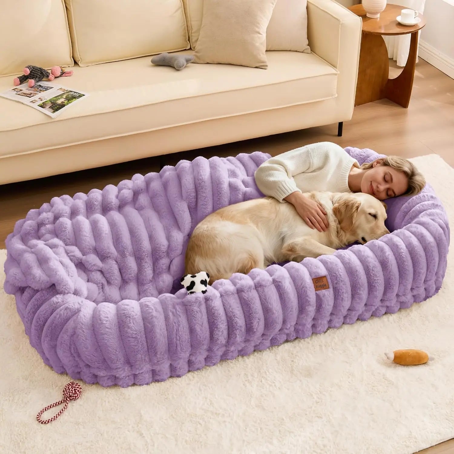 Giant Human Dog Bed for Adults