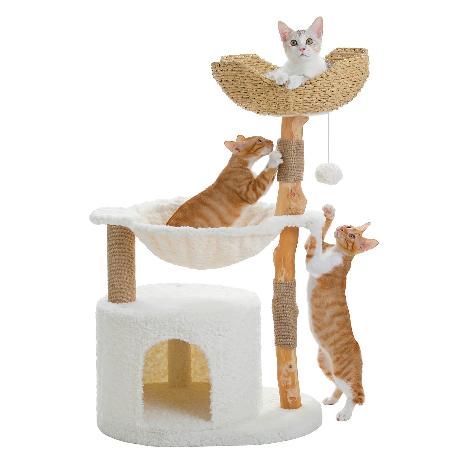 Pawsoftly LuxeNest™ Modern Cat Tree Tower