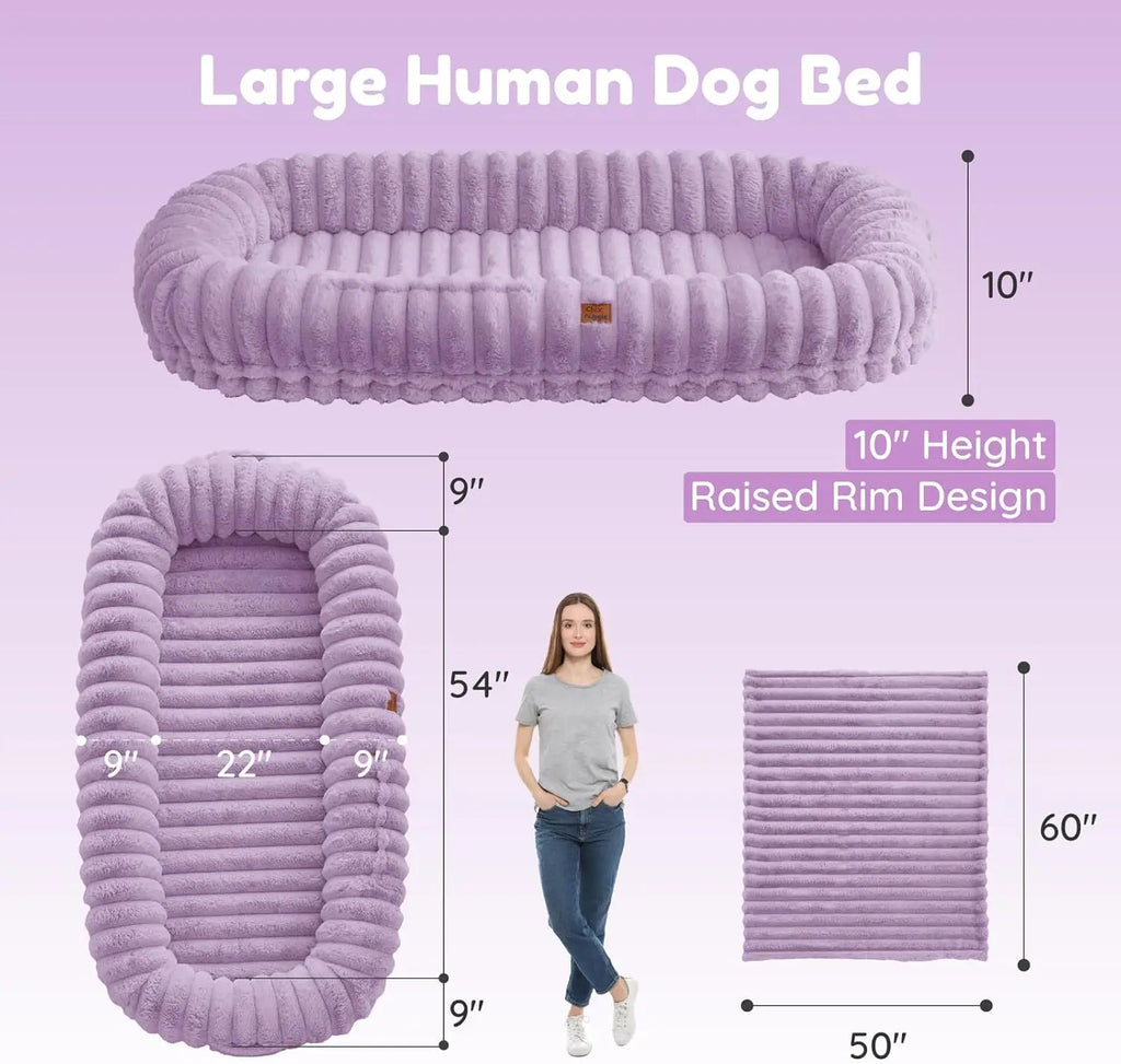 Giant Human Dog Bed for Adults