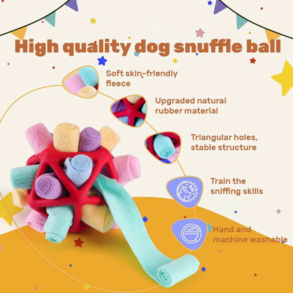 Dog Sniffing Ball