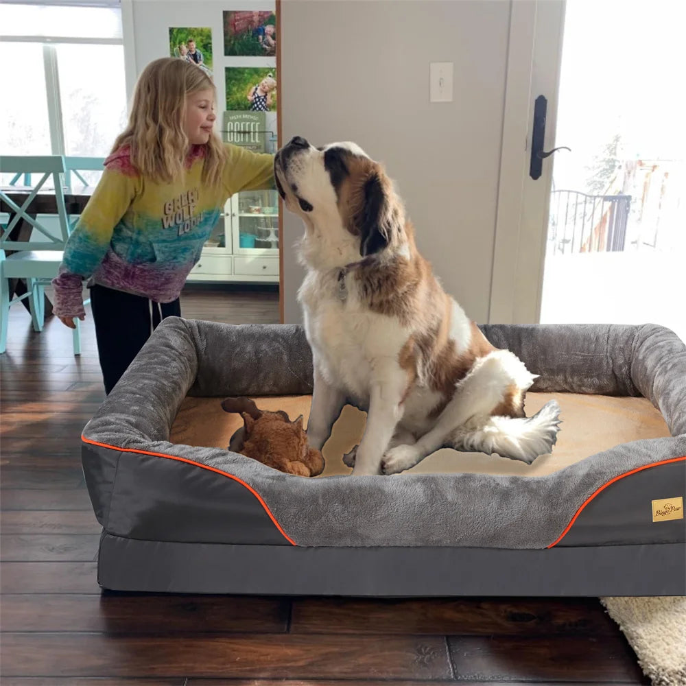 Jumbo Orthopedic Memory Foam Dog