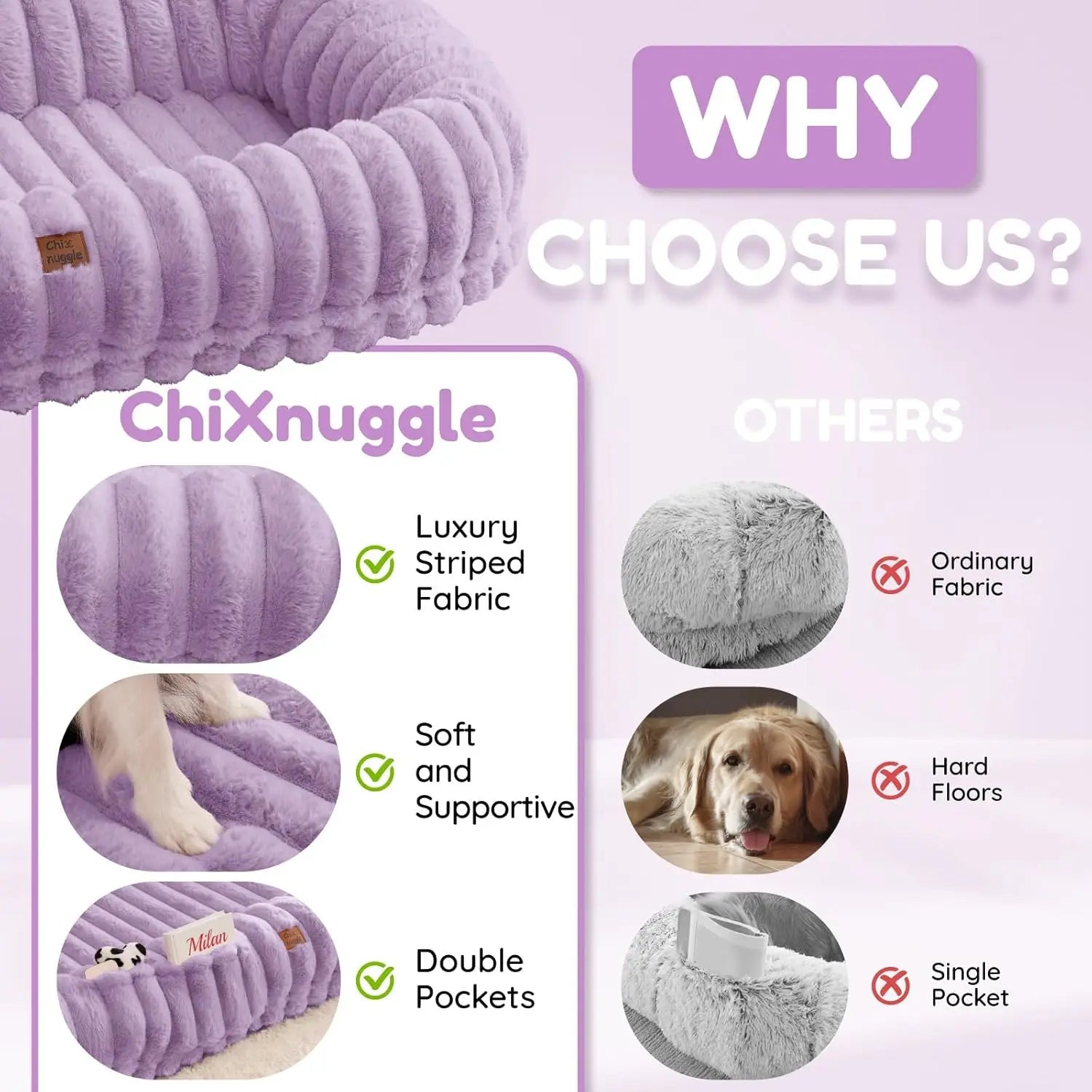 Giant Human Dog Bed for Adults