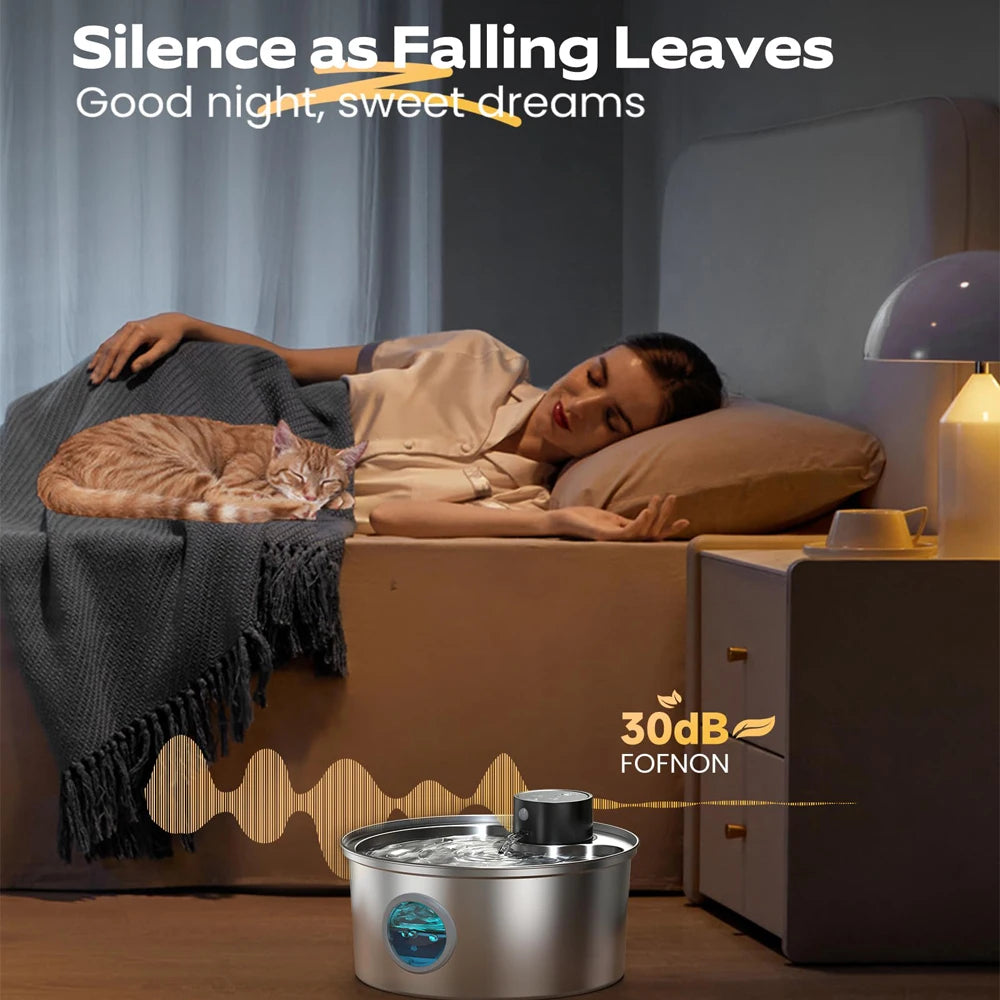 USB Pet Water Fountain with Sensor