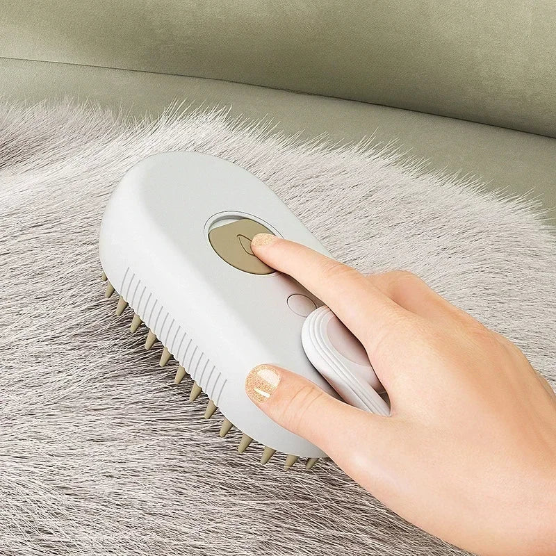 Steam Pet Brush 3-in-1