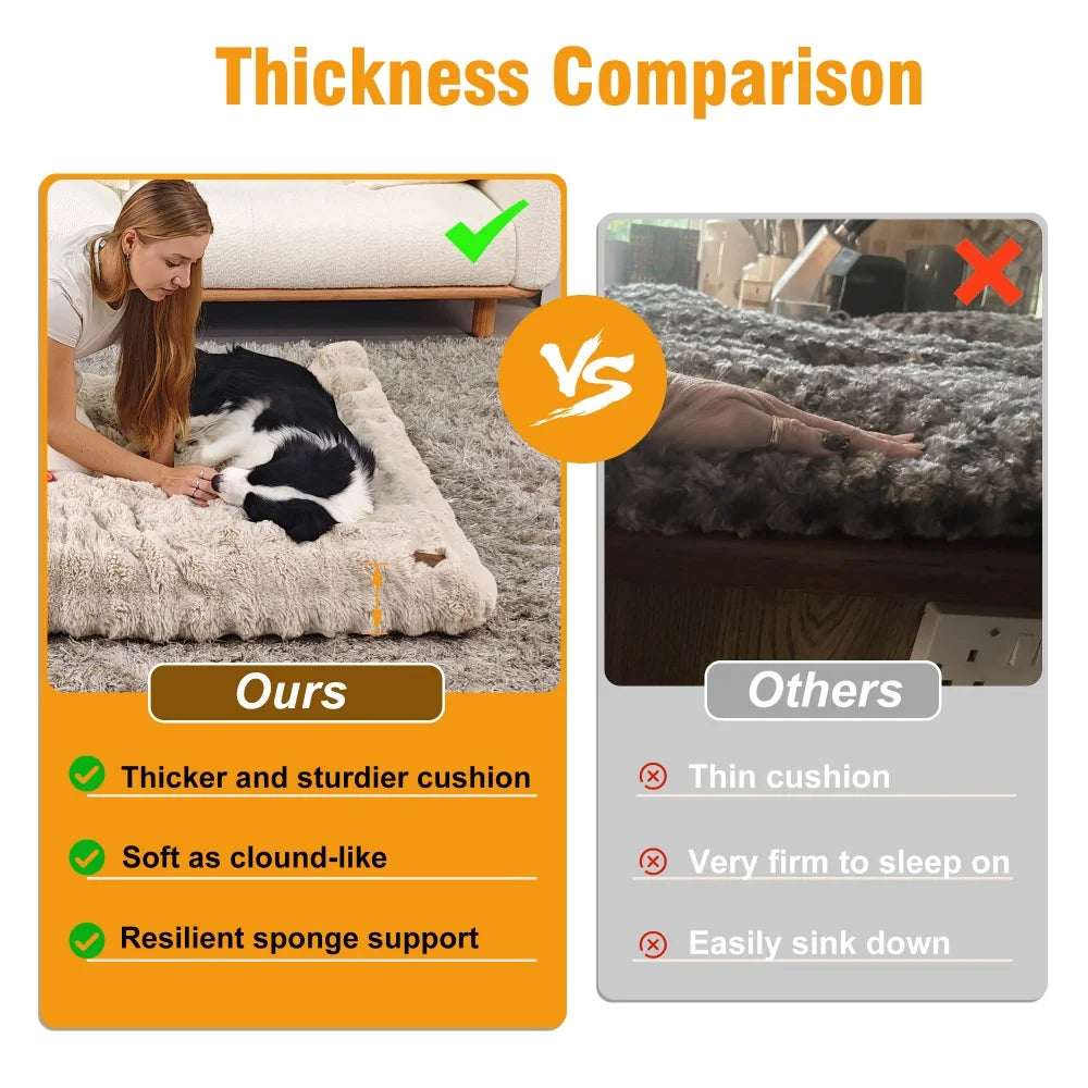 UltraPlush Comfort Dog Crate Mattress