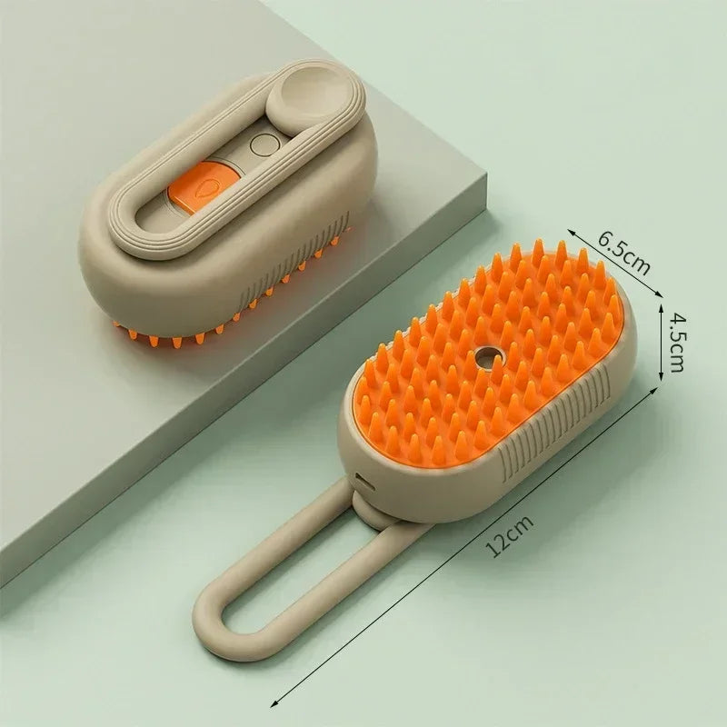 Steam Pet Brush 3-in-1
