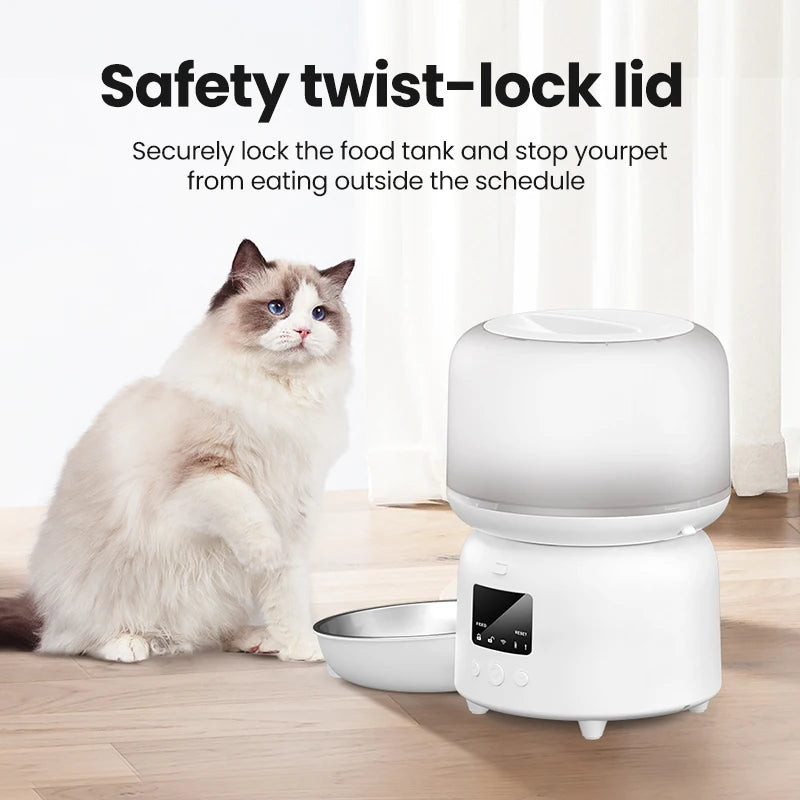 PawSoftly SmartFeast™ 3L WiFi Automatic Pet Feeder