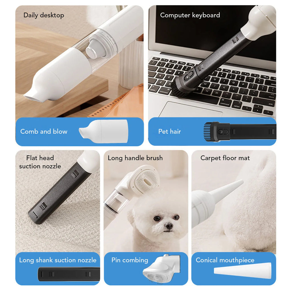 Pet Grooming Vacuum Kit